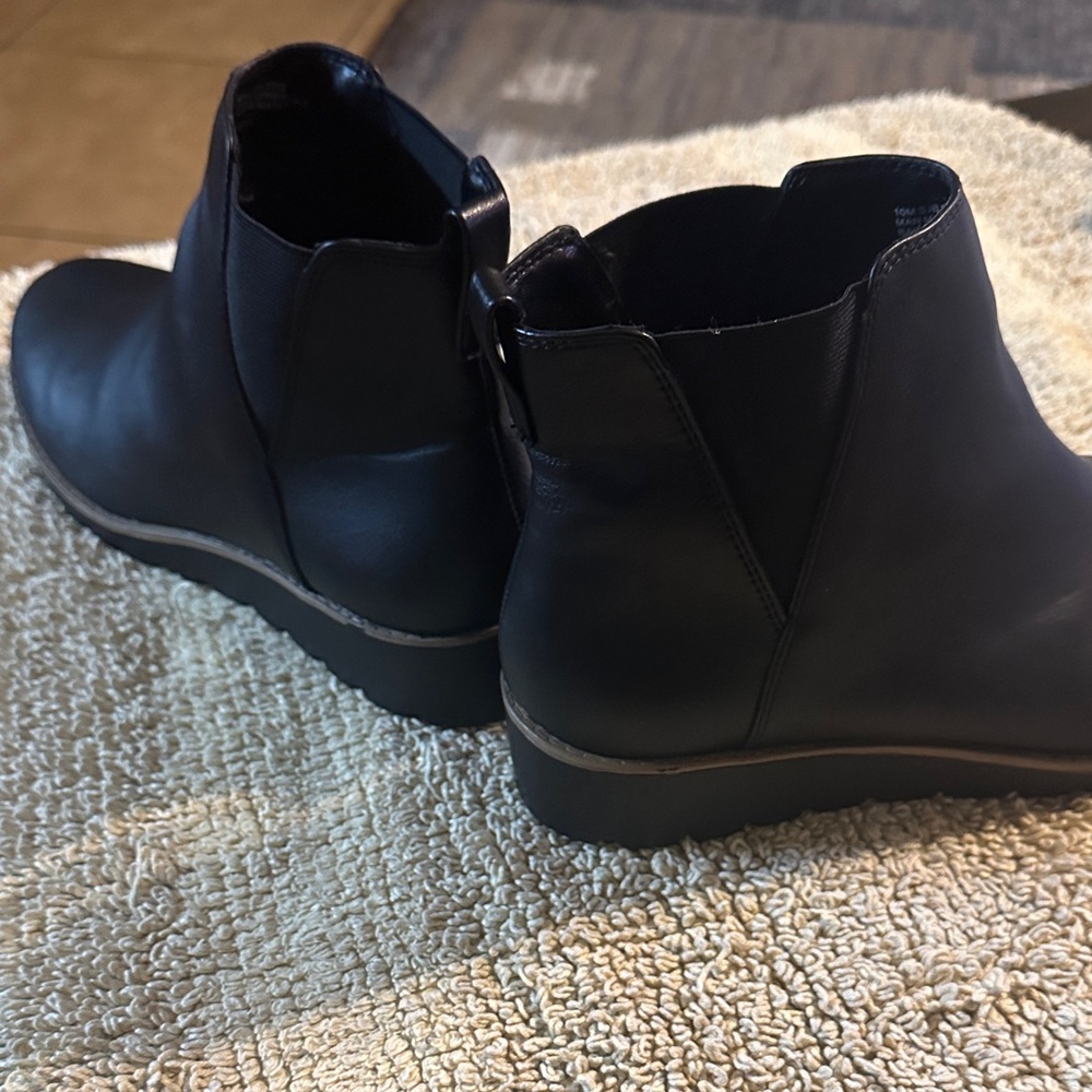 ST JOHNS BAY Black Ankle Boots - Picture 4 of 10